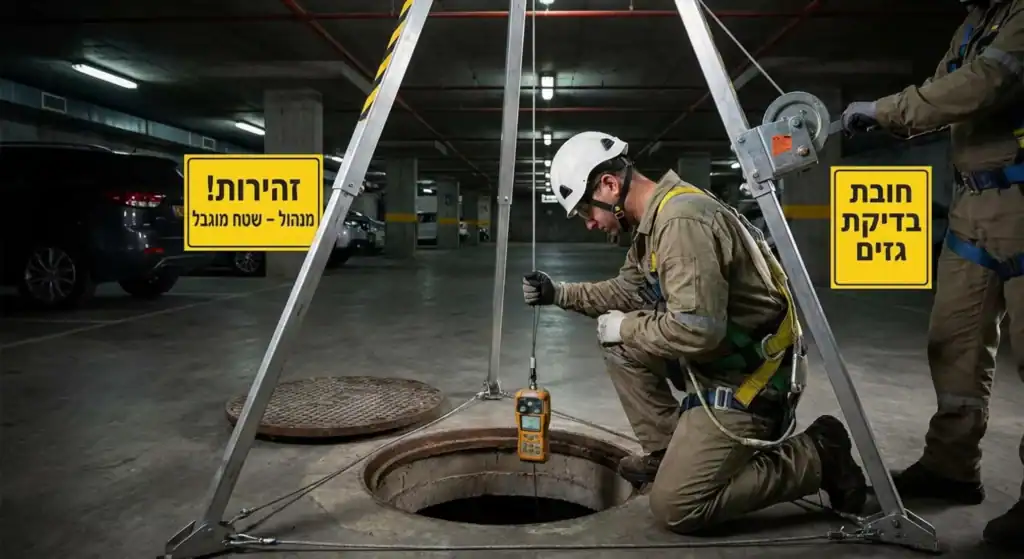 עבודה בחלל מוקף (Confined Spaces)